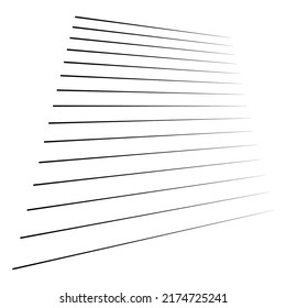 Dynamic 3d, three-dimensional lines, stripes element