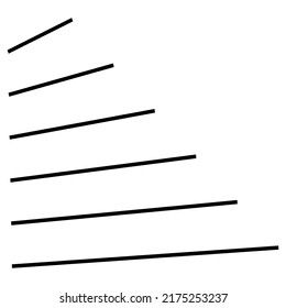 Dynamic 3d, three-dimensional lines, stripes element