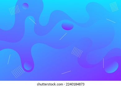 Dynamic abstract background with  blue to purple color gradient fluid shapes modern concept. minimal poster. ideal for banner, web, header, cover, billboard, brochure, social media, landing page