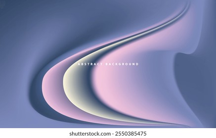 Dynamic Abstract Background with Colorful Fluid Curves and Geometric Shapes in Blue, Pink, and Purple