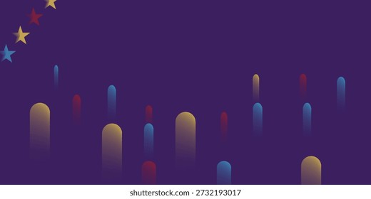 Fondo abstracto dinámico. Formas geométricas de composición. Elementos de diseño abstractos para promoción. Plantilla.  