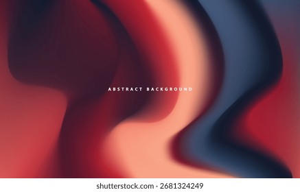 Dynamic abstract background with curved shapes and modern artistic design