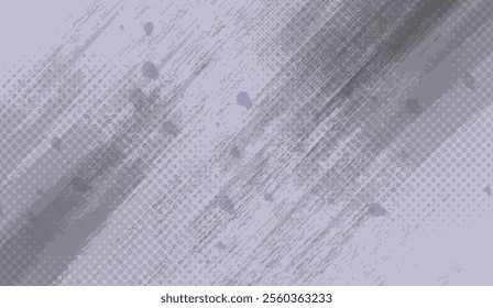 Dynamic abstract background with diagonal streaks, halftone textures, and subtle gray tones, perfect for artistic projects, digital design, or modern presentations