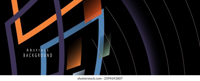 Dynamic Abstract Background for Digital Media