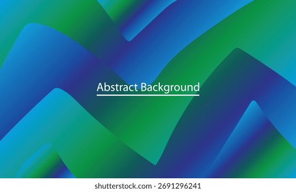 Fundo abstrato dinâmico com gradientes fluindo de azul e verde, criando um visual moderno e energético.