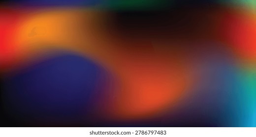 A dynamic and abstract background featuring a smooth gradient of vibrant colors, with soft, blurry light effects creating a sense of depth and energy.