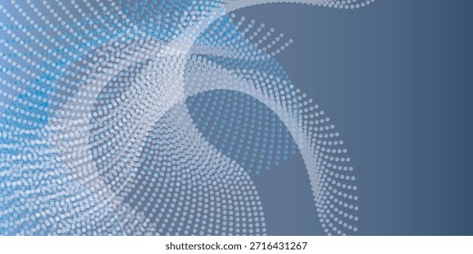 Un fondo abstracto dinámico con líneas y puntos en tonos de azul y blanco, creando una sensación de movimiento y profundidad.