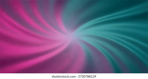 A dynamic abstract background featuring swirling streaks of light in vibrant pink and teal hues, converging towards a bright center.
