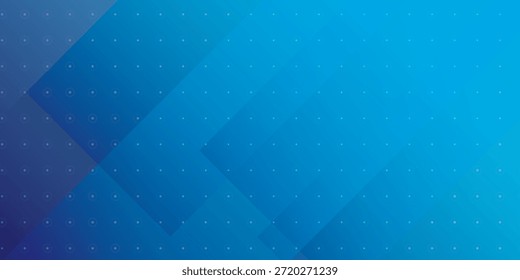 Fondo abstracto dinámico con un degradado azul vibrante con Formas geométricas superpuestas y un patrón de cuadrícula sutil, ideal para presentaciones corporativas modernas y proyectos de diseño digital