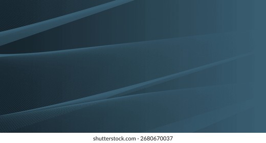 Dynamic abstract background featuring wavy blue layers and fine line patterns, ideal for technology, business, and modern design themes.