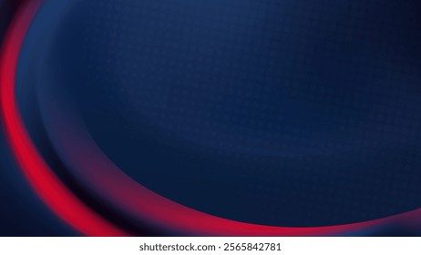 dynamic abstract background with a flowing dark blue and red wave