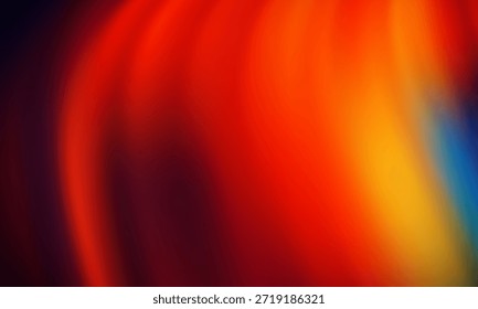  dynamischer abstrakter Hintergrund mit fließenden, gleichmäßig beabstandeten Linien in warmen Rot-, Orange- und Gelbtönen. Perfekt für Technik, Branding oder kreatives Bildmaterial, das Energie und Bewegung benötigt.