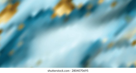 A dynamic abstract background with flowing swirls of blue and gold, creating a sense of movement and luxury.