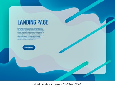 dynamic abstract background and fluid modern 3D design, eps10 Vector.