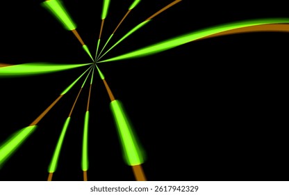 dynamic abstract background with glow color