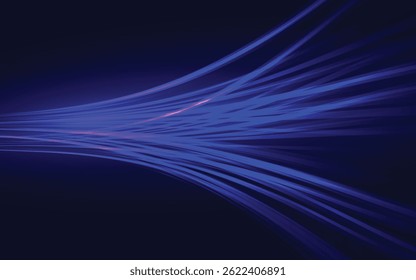 Dynamic abstract background with glowing blue light streaks and pink accents. Perfect for tech presentations, futuristic designs, and energy-themed visuals. High-contrast motion effect.