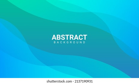 dynamic abstract background with green and blue gradient