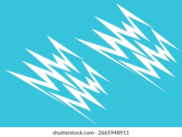 Dynamic Abstract Background with Jagged Lightning and Zigzag Patterns