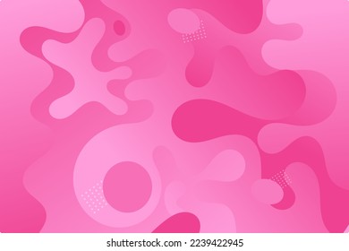 Dynamic abstract background with  pink gradient fluid shapes modern concept. minimal poster. ideal for banner, web, header, cover, billboard, brochure, social media, landing page, valentine card