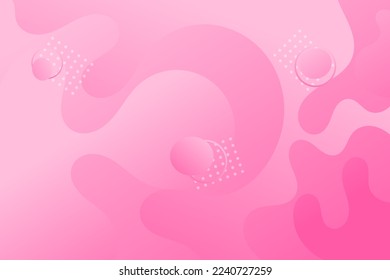 Dynamic abstract background with pink gradient fluid shapes modern concept. minimal poster. ideal for banner, web, header, cover, billboard, brochure, social media, landing page, celebration 