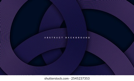 Dynamic Abstract Background with Purple Geometric Lines