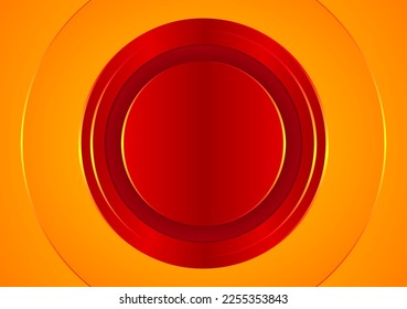 dynamic abstract background with red circles	
