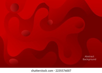 Dynamic abstract background with red gradient fluid shapes modern concept. minimal poster. ideal for banner, web, header, cover, billboard, brochure, social media, landing page, celebration 