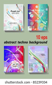 Dynamic abstract background set