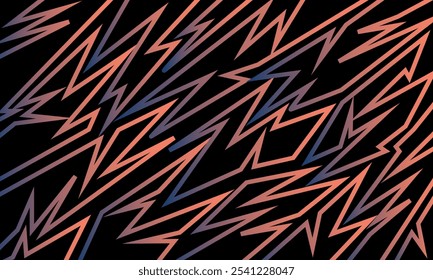 Dynamic abstract background with sharp, jagged shapes in pink, blue, and black, creating a sense of movement and energy.