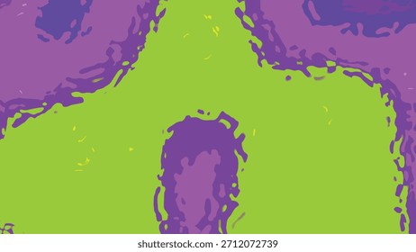 Fondo Abstractas dinámico con Colores verdes y púrpuras vibrantes en movimiento sin fisuras, agua líquida abstracta C, Imagen de Regalías común.