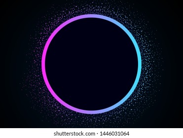 Dynamic Abstract Background. Violet Color