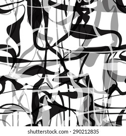Dynamic abstract background.Seamless pattern. Vector.