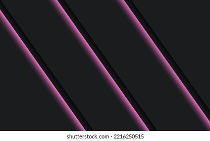 dynamic abstract black pink light and shadow decoration  background. eps10 vector