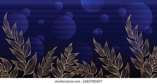 Dynamisches abstraktes blaues Hintergrunddesign