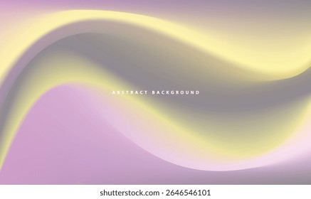 Dynamic Abstract Blue Background with Elegant Colorful Curves and Contemporary Artistic Design