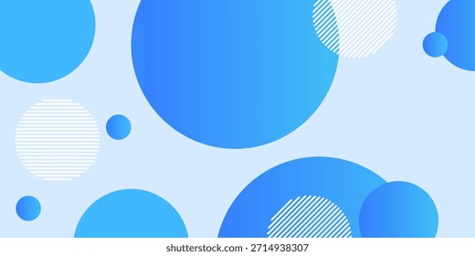 Dynamic Abstract Blue Geometric Background Vector for Technology and Corporate Design