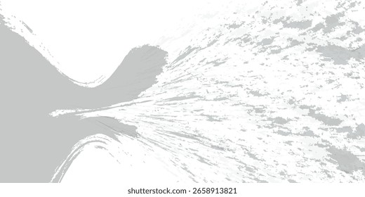 Dynamic Abstract Brushstrokes Background Featuring Swirling Gray And White Paint Creating An Energetic Artistic Texture Ideal For Modern Digital Design.