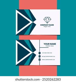 Plantilla dinámica de tarjetas de visita Abstractas