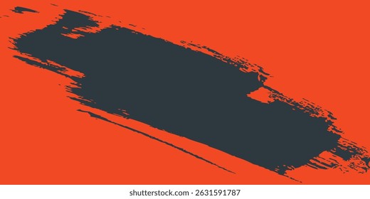 Dynamic abstract charcoal vector background with energetic orange rush strokes. Modern, artistic texture for creative projects.