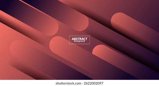 Dynamic and abstract colorful 3D background. Overlapping and curved rectangle background. Vector Eps10