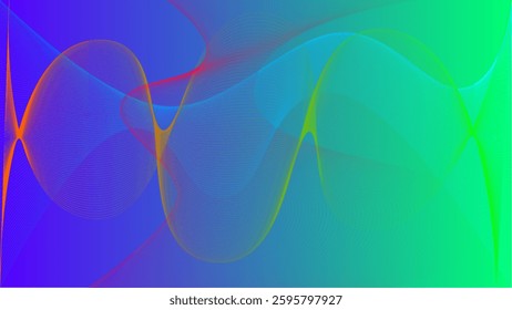 Dynamic Abstract Composition with Colorful Patterns