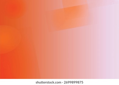 Dynamic abstract composition with overlapping geometric shapes and a soft orange-to-purple gradient, conveying modern design.