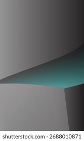 A dynamic abstract design featuring a blend of geometric elements and smooth color transitions, ideal for modern graphic projects.