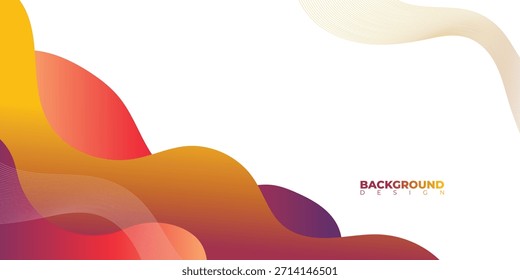 Design abstrato dinâmico com gradientes arrojados e fluidos, formas fluidas para qualquer apresentação.