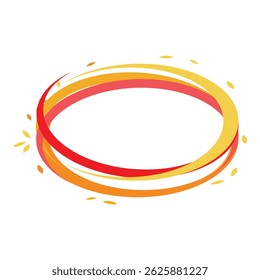 Dynamic abstract design featuring swirling lines in vibrant red and orange hues, evoking a sense of motion and energy
