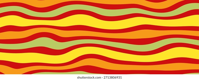 Diseño abstracto dinámico con ondas fluidas que crean una textura decorativa atractiva