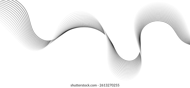 A dynamic and abstract digital design with flowing blue wave forms against a PNG background,smooth, curving lines and dotted patterns that create a sense of movement and energy. 