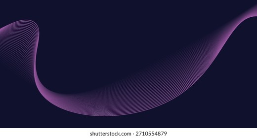 Un diseño digital dinámico y abstracto con formas de onda azules fluidas sobre un fondo oscuro, líneas suaves y curvas y patrones punteados que crean una sensación de movimiento y energía. 