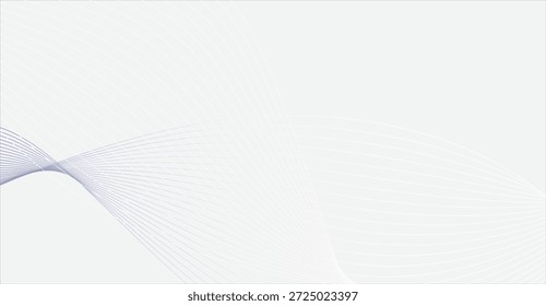 Abstrato dinâmico fluindo linhas onduladas azul e roxa com um gradiente sutil formando um padrão digital etéreo, ideal para tecnologia moderna, ciência ou comunicação de fundos e apresentações