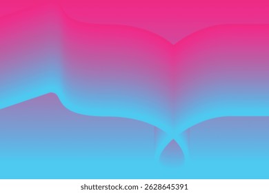 Design de fluido abstrato dinâmico com neon rosa e gradiente ciano. Ótimo para UI UX, banners da Web, marca digital, tecnologia, web ou design visual futurista. eps10